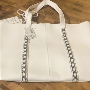 White tote on trend and functional !